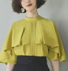 ルイ　ルエ　ブティック　RUIRRUE boutique ケープブラウス