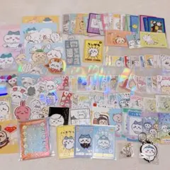 ちいかわ ハチワレ うさぎ モモンガ まとめ売り カード シール など