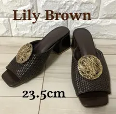リボンディティールミュール　lily brown リリーブラウン　サンダル LILY BROWN（リリーブラウン）の「リボンディティールミュール