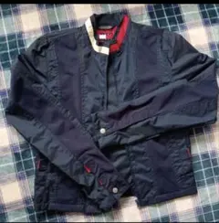 tommy jeans ネイビー ストライプジャケット M