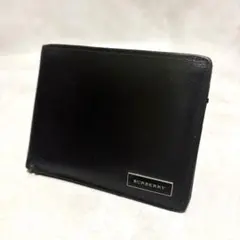 BURBERRY 二つ折り財布　札入れ　カードケース　レザー　ブラック