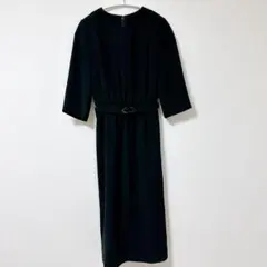 値下げ歓迎 礼服 喪服 【size9】ブラックワンピース