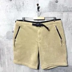 ブランド不明 アウトドア？ ビッグサイズ フリースハーフパンツ L