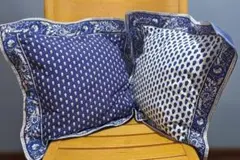 中古:SOULEIADOソレイアードクッションカバー 2枚