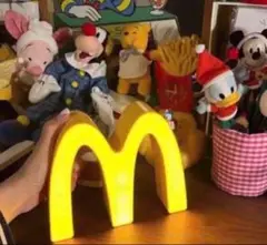 【新品】マクドナルド　ゴールデンアーチ　インテリアライト　ナイトライト アメトイ