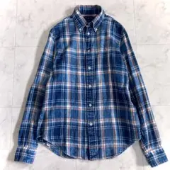 ラルフローレン 現行タグ レトロ調 チェック ボタンダウンシャツ M
