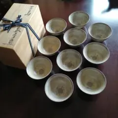 大津絵　数茶碗　10客　与し三造　共箱付き 大津絵 数茶碗 10客 与し三造 共箱付き 2025年最新】