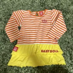 BABYDOLL ストライプ 長袖 トップス