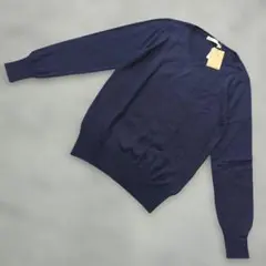 a1698 SEVENDAYS=SUNDAY【L】ネイビー 長袖ニット