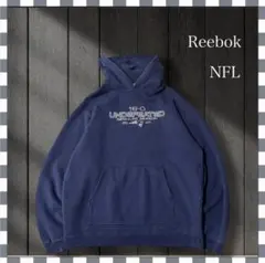 2195/Reebok NFLペイトリオッツチーム刺繍ロゴパーカープルオーバーM