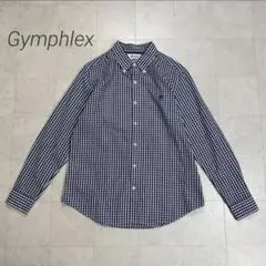 Gymphlex★ ギンガムチェック コットン長袖シャツのサムネイル