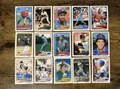 トップス　1989年　15枚セット⑱　メジャーリーグ　野球・ベースボールカード