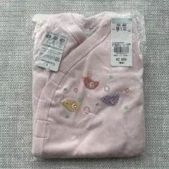 Combi mini ピンク 鳥柄ロンパース 50-60cm