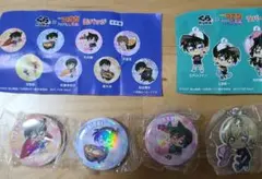 コナン　缶バッチ、ラバーアクセサリー