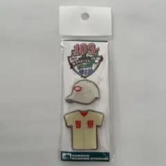 奈良　智辯学園　ピンバッチ　新品未開封　甲子園　前川右京　岡本和真　第103回