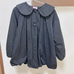 ブラック　バルーン型　ジャケット　140cm