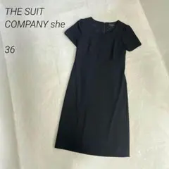 THE SUIT COMPANY she　半袖ワンピース　フォーマル　冠婚葬祭のサムネイル