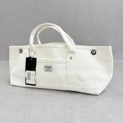 新品 HYLON ハイロン キャンバス トートバッグ 帆布 オールホワイト
