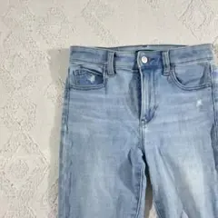 ユニクロ ウルトラストレッチスキニーハイライズジーンズ 23 ダメージ加工