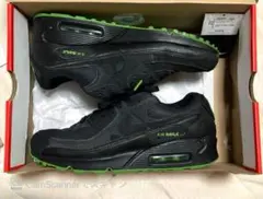 Nike Air Max 90 ブラック/グリーン （インソール新品）27.0