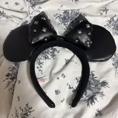 ミニー レザー カチューシャ 黒