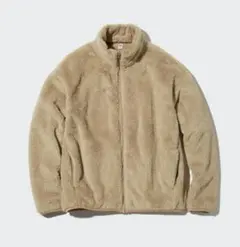 美品ファーリーフリースフルジップジャケット 2021年モデル ベージュ