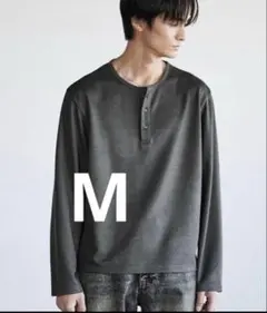 WYM REFINED WAFFLE HENLEY NECK L/S TEE - メルカリ