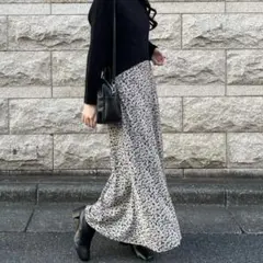 nairo フラワーフレアスカート