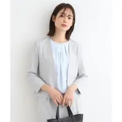 INDIVI 麻調スーツセットアップ XXSサイズ