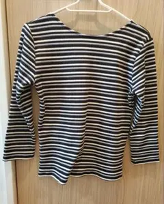 any SiS ボーダー2WAY カットソー