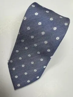 ネイビー ドット柄 ネクタイ