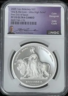 2023 フェアリークイーン ウナとライオン 1オンス 銀貨 NGC PF70 fit=scale-down,w=1200