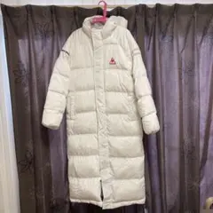 [最終値下げ]ルコック　希少ホワイト ダウンベンチコート