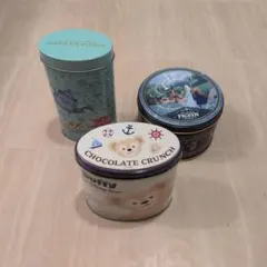 Duffy & FriendsとFrozenデザインの空き缶