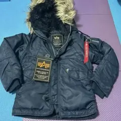ALPHA INDUSTRIES ネイビー ジャケット 110サイズ新品