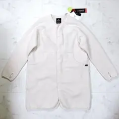 新品タグ付き snow peak フリースジャケット アイボリー ロングコート