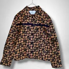 Suttles Seawinds 総柄シャツ ボタニカル柄 カナダ製 US古着