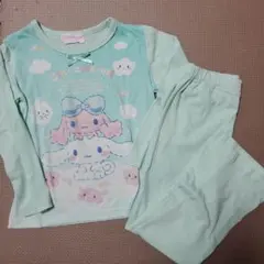 シナモンロール　パジャマ　薄手　120cm　長袖長ズボン