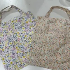 ハンドメイド　エコバッグ　2個