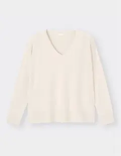 ソフトリッチVネックセーター