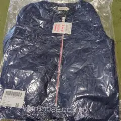 ホットビスケッツ抗ウイルス加工ノーカラーキルティング中綿薄めジャケット 120