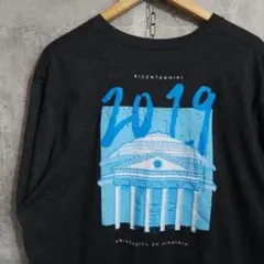 ベラキャンバス カレッジTシャツ バージニア大学 チャコール 2XL US古着