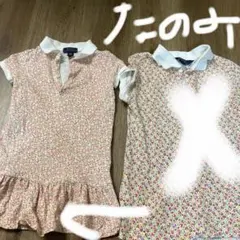 Polo Ralph Laフラワープリント ポロシャツワンピ 3/3T