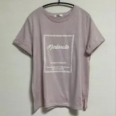OLIVE des OLIVE ロゴTシャツ 半袖 ピンク