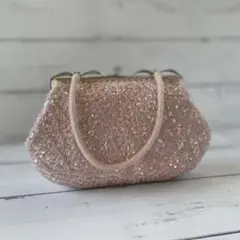 ビーズバッグ　クラシック　レトロ　パーティバッグ