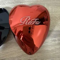 ReFa ハート型ヘアブラシ 赤黒