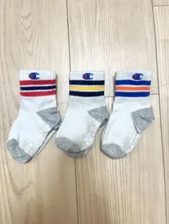 Champion 양말 3발 세트 라인 포함
