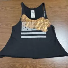 Reebok タンクトップ ブラック M レディース