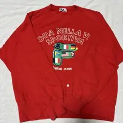 FILA 赤 スウェット トレーナー