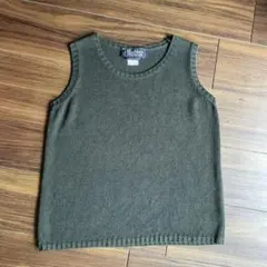 MaxMara Weekend ニットベスト オリーブグリーン イタリア製